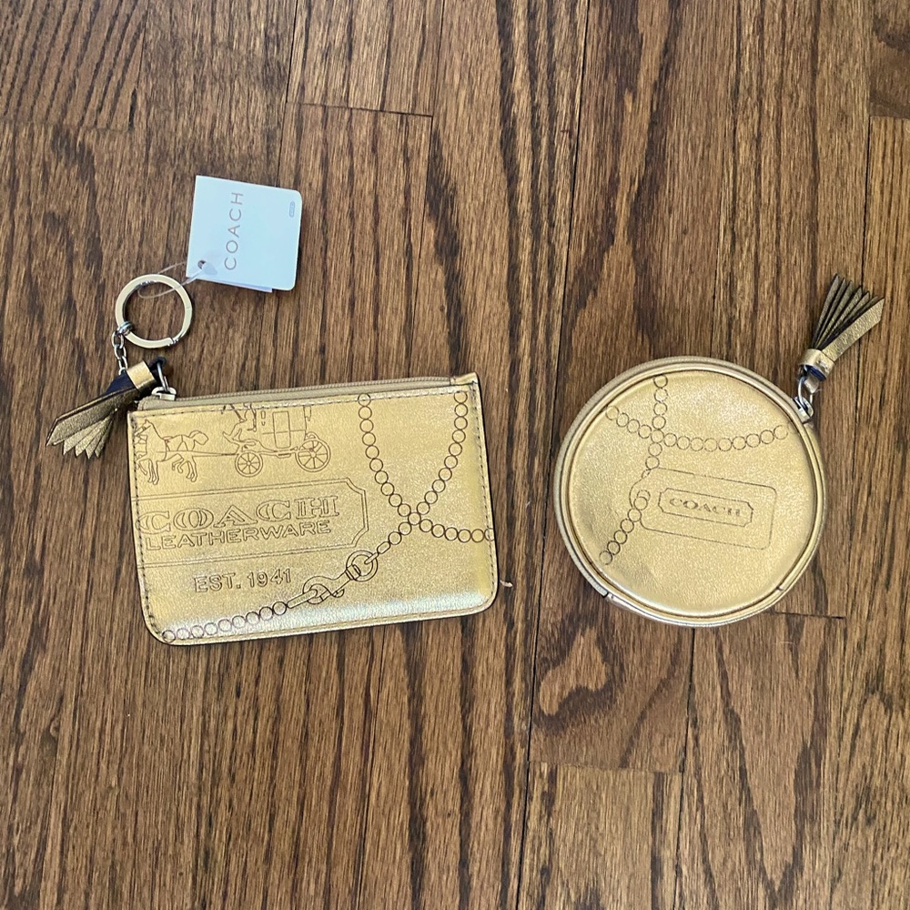 Coach Card Holder + Coin Purse